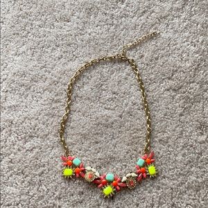 Multicolored accent necklace